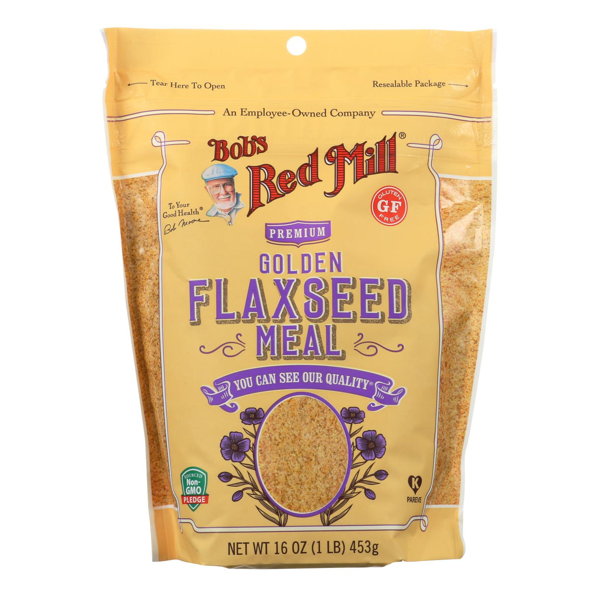 Bob's Red Mill Flaxseed Meal Golden (Pack of 4) 16 Oz - Cozy Farm