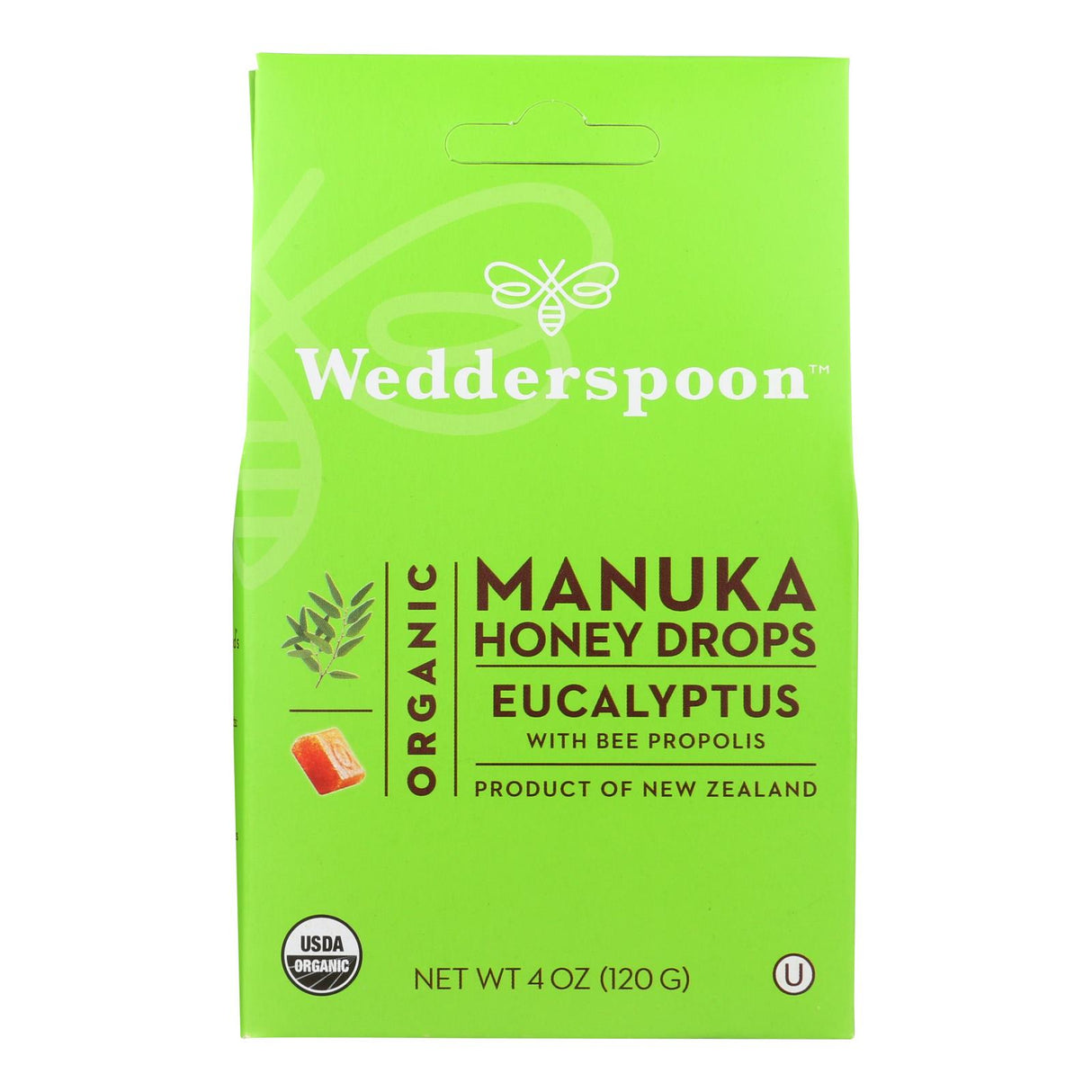 Organic Manuka Honey Eucalyptus Drops 4 Oz. - Cozy Farm