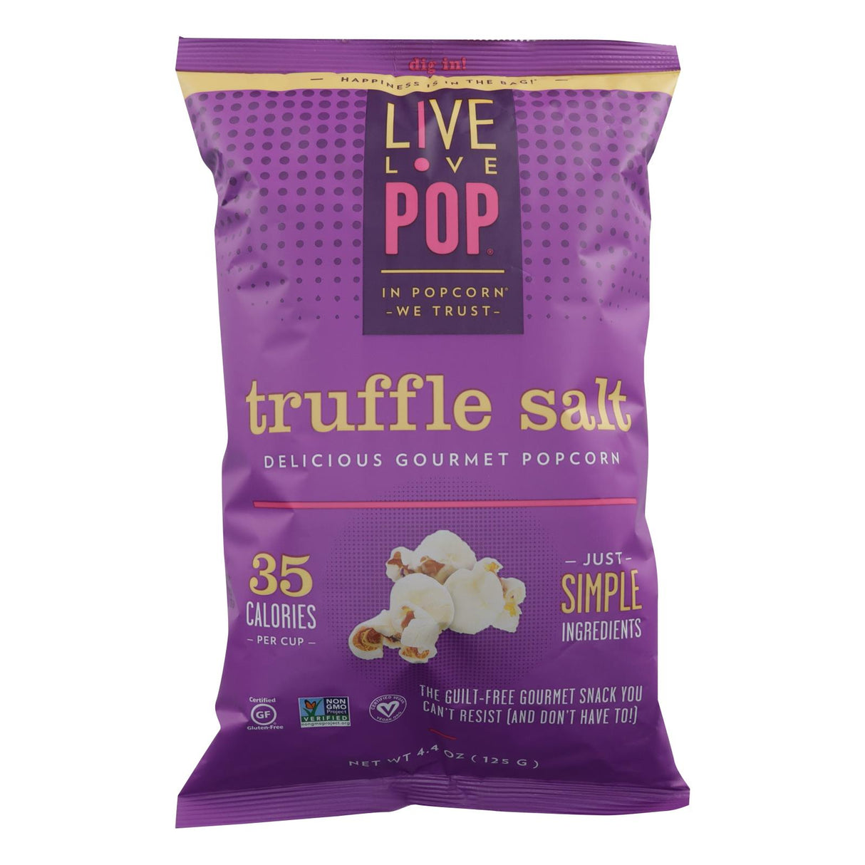 Live Love Pop Gourmet Popcorn 4.4 Oz (Pack of 12) - Cozy Farm