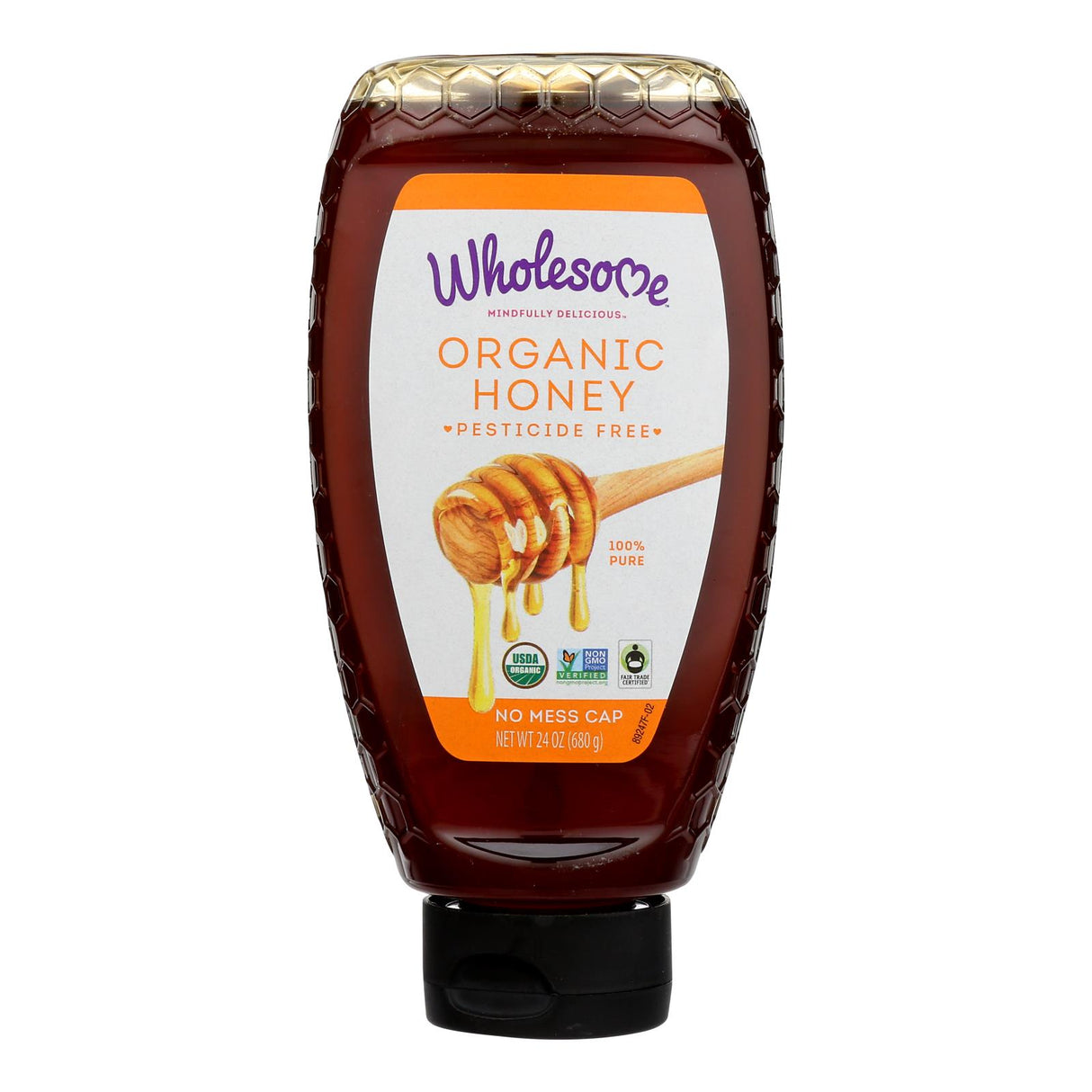 Wholesome! Organic Honey, 24 Oz. (Pack of 6) - Cozy Farm