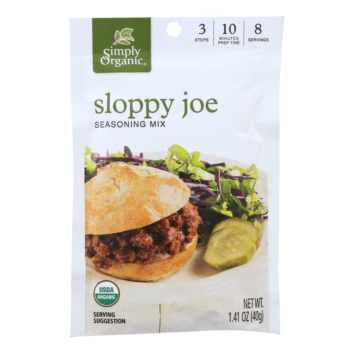 Simply Organic Sloppy Joe Seasoning Mix, 1.41 Oz (Case of 12) - Cozy Farm