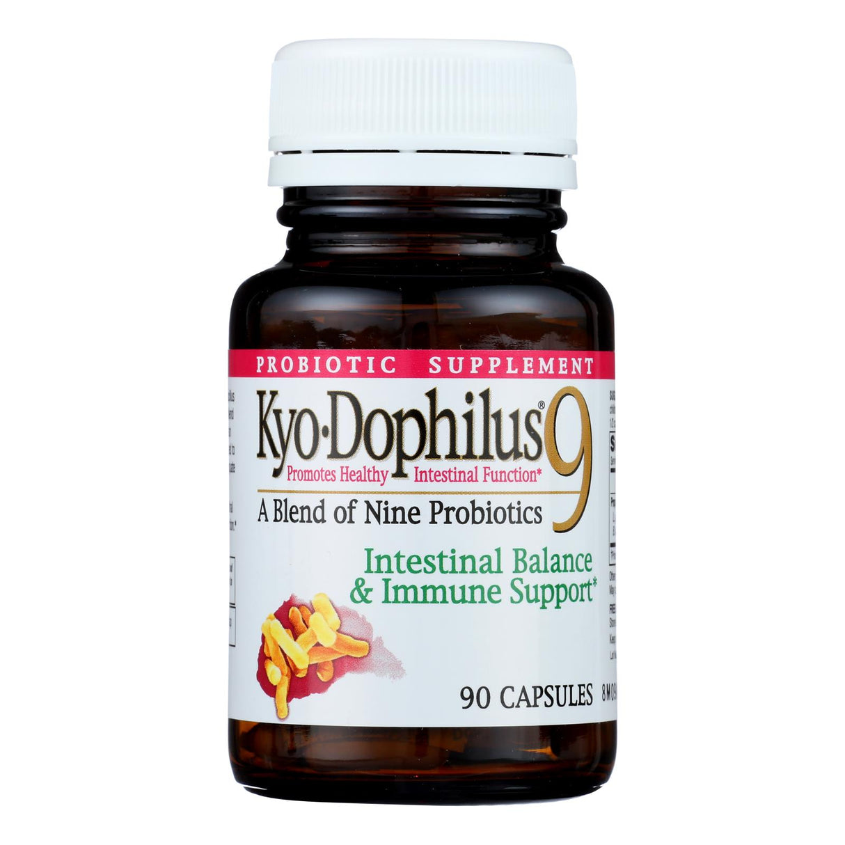 Kyolic Kyo-dophilus 9 Probiotic Supplement for Digestive and Immune Health - 90 Capsules - Cozy Farm