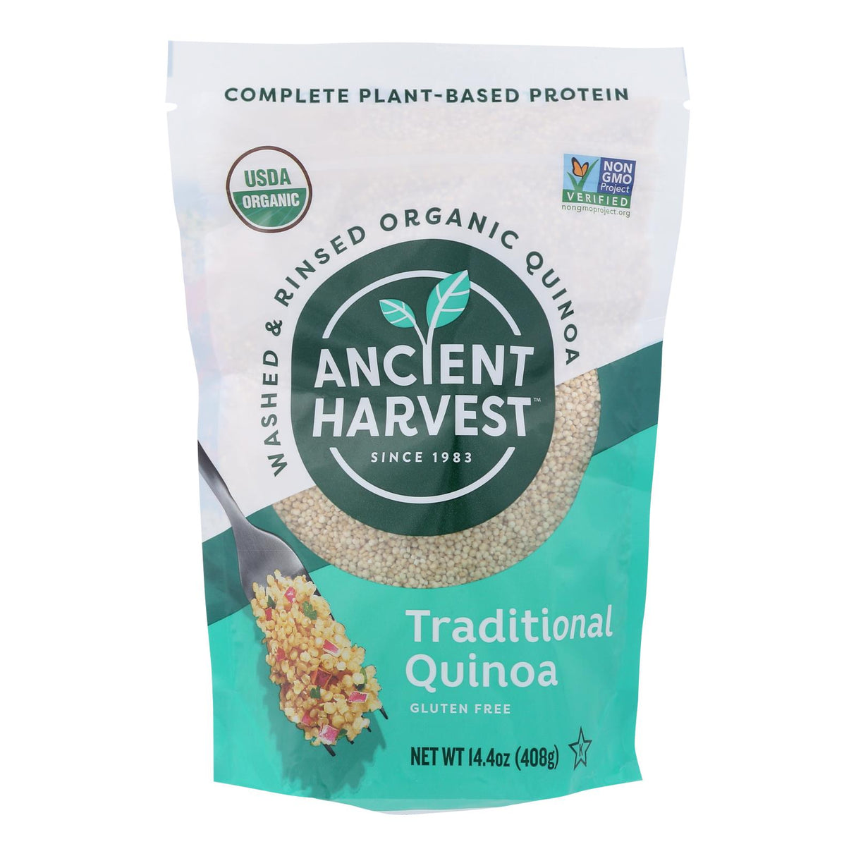 Ancient Harvest Quinoa, Gluten-Free Whole Grain, 14.4 Oz. (Pack of 12) - Cozy Farm