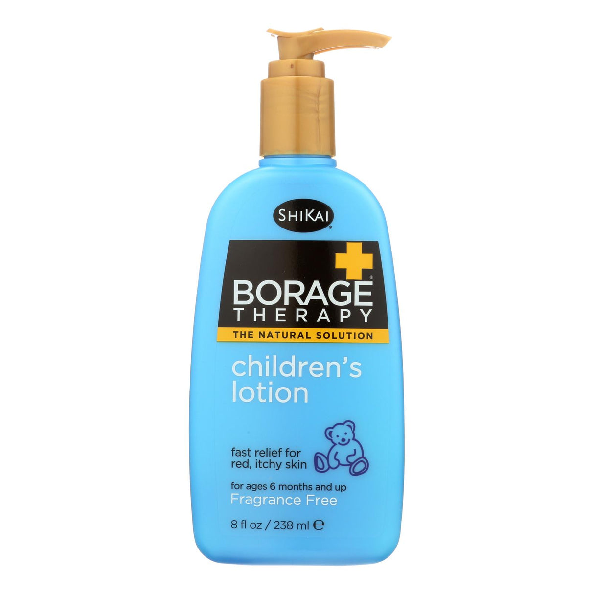 Shikai Borage Therapy Kids Fragrance-Free Lotion (8 Oz.) - Cozy Farm
