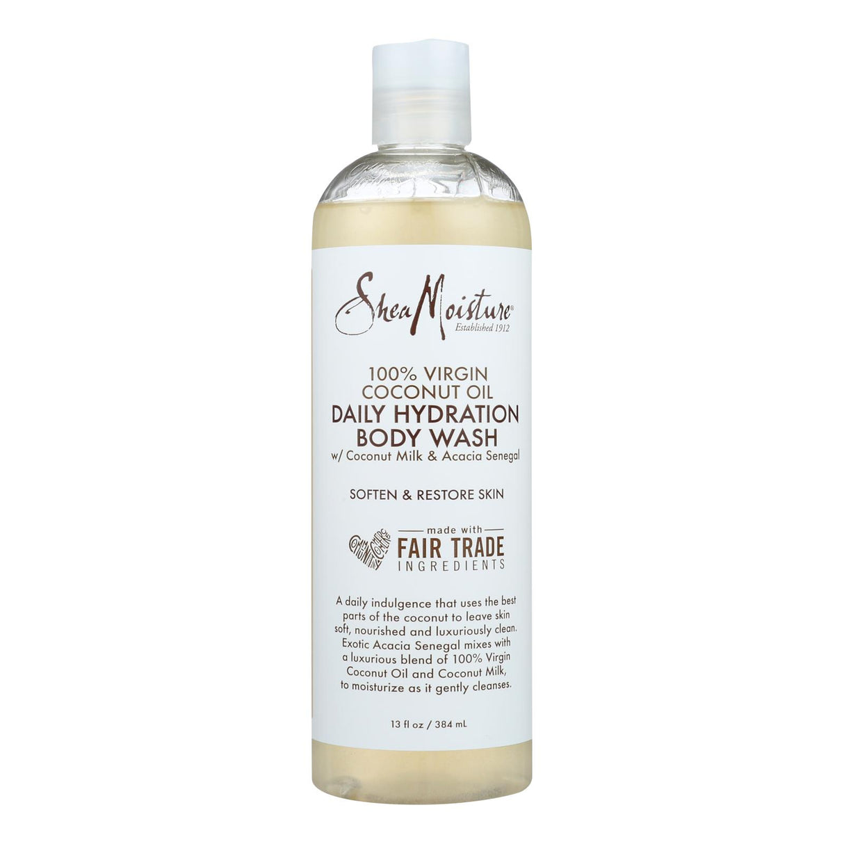 Shea Moisture Virgin Coconut Oil Body Wash - 13 Oz. - Cozy Farm