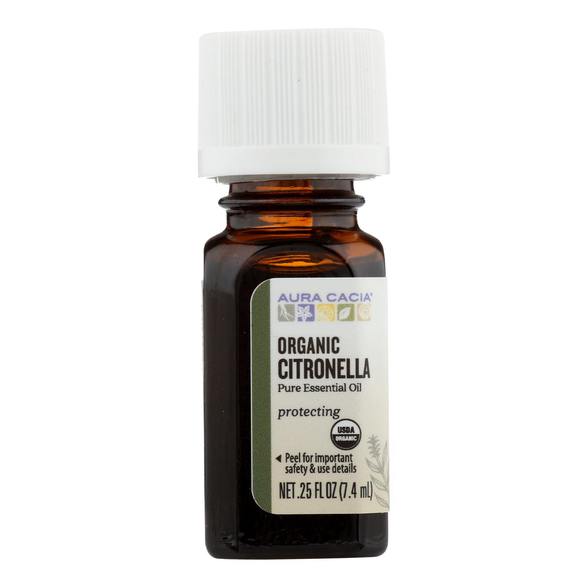 Aura Cacia Organic Citronella Essential Oil, .25 Oz. - Cozy Farm