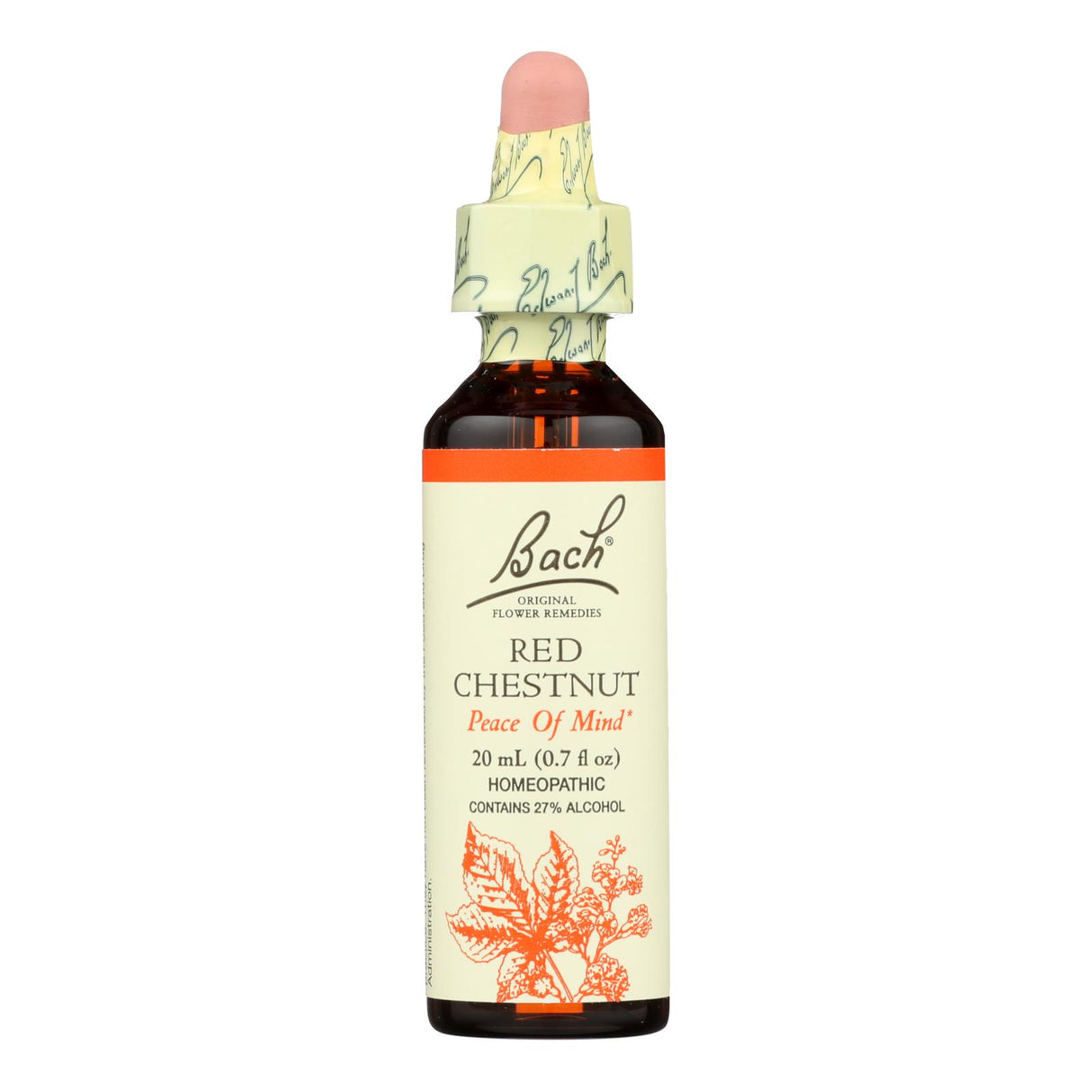 Bach Flower Essence Red Chestnut: Emotional Support for Loved Ones - 0.7 Fl Oz - Cozy Farm