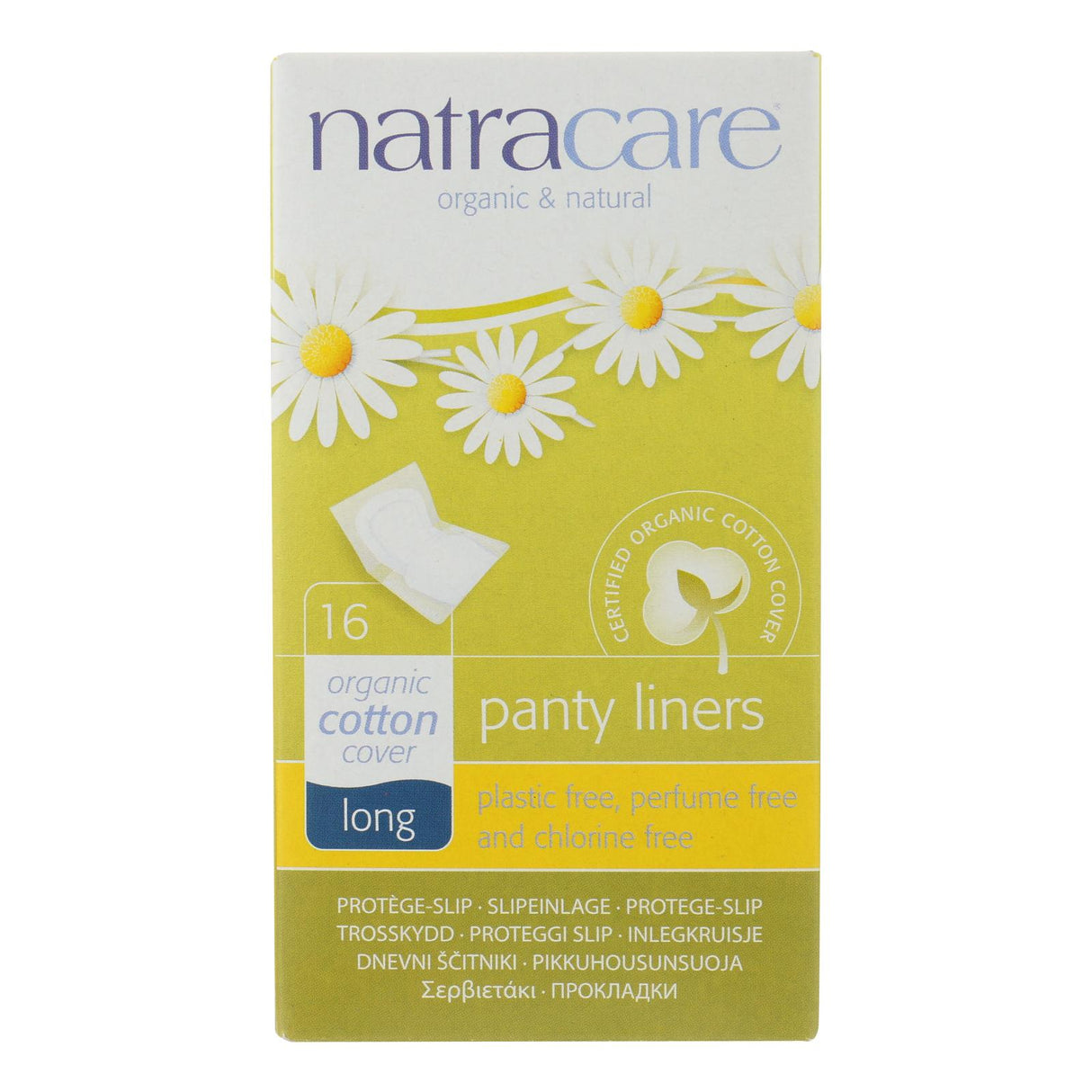 Natracare Organic Cotton Wrapped Panty Liners (16 Long Liners) - Cozy Farm