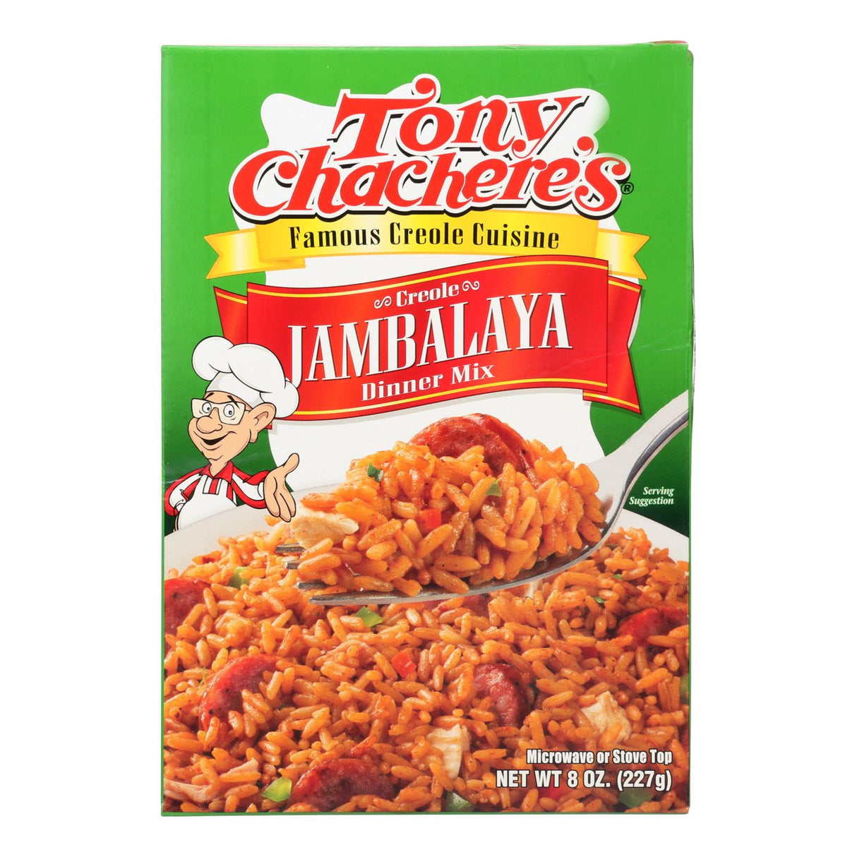 Tony Chachere's Famous Creole Cuisine Creole Jambalaya Dinner Mix (Pack of 12 - 8 Oz) - Cozy Farm