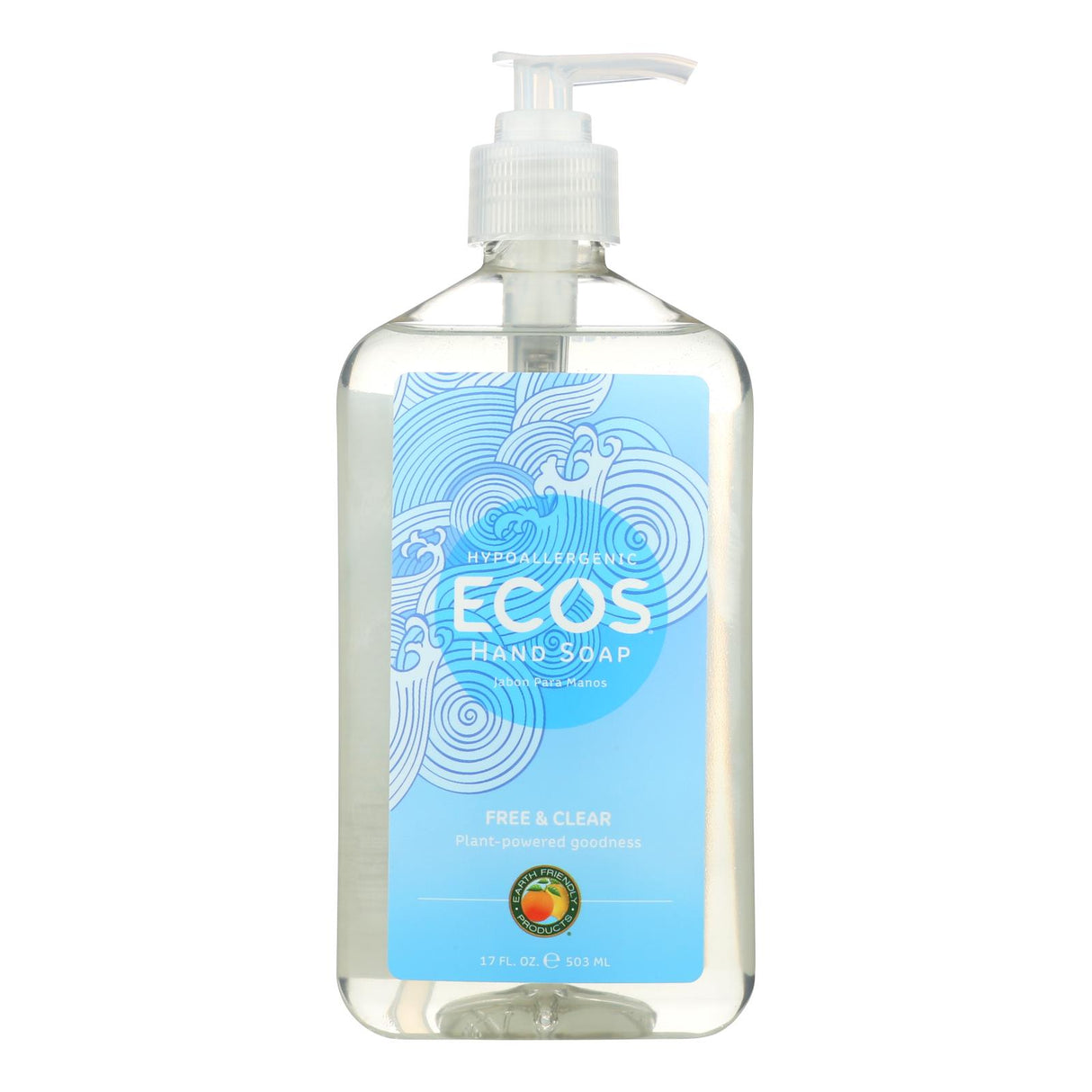 ECOS Free & Clear Plant-Powered Hand Soap (6 Pack, 17 Oz Per Bottle) - Cozy Farm