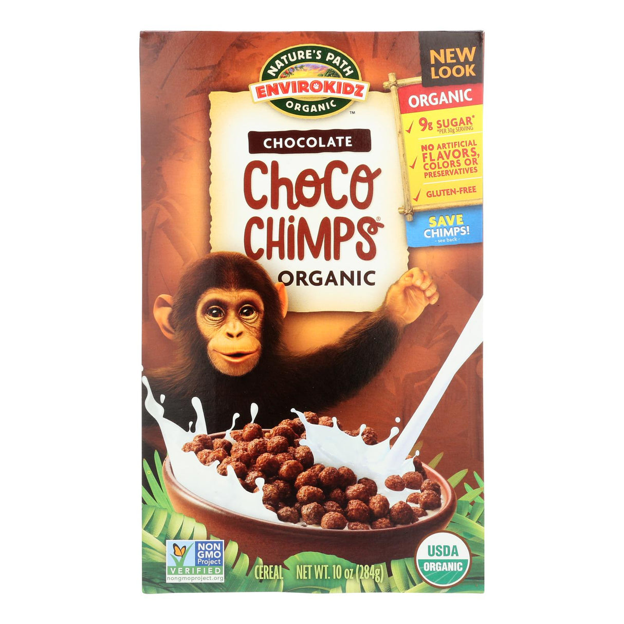 Envirokidz Organic Fun-Sized Choco Chimps (Pack of 12) - 10 Oz. - Cozy Farm