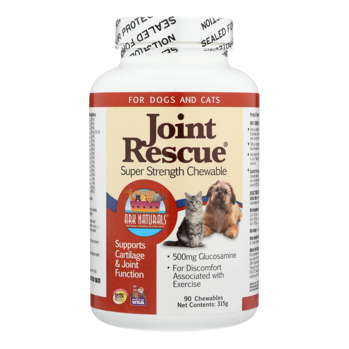 Ark Naturals Joint Rescue for Dogs - 500mg (90 Chewables) - Cozy Farm