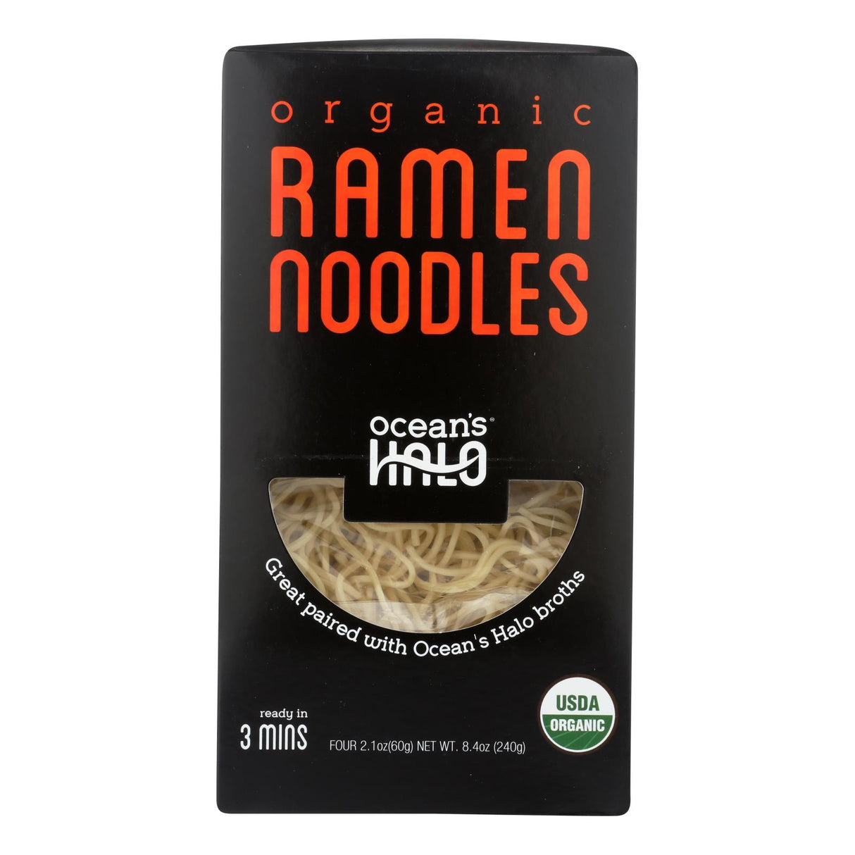 Ocean's Halo Certified Organic Ramen Noodles (5-Pack) - Cozy Farm