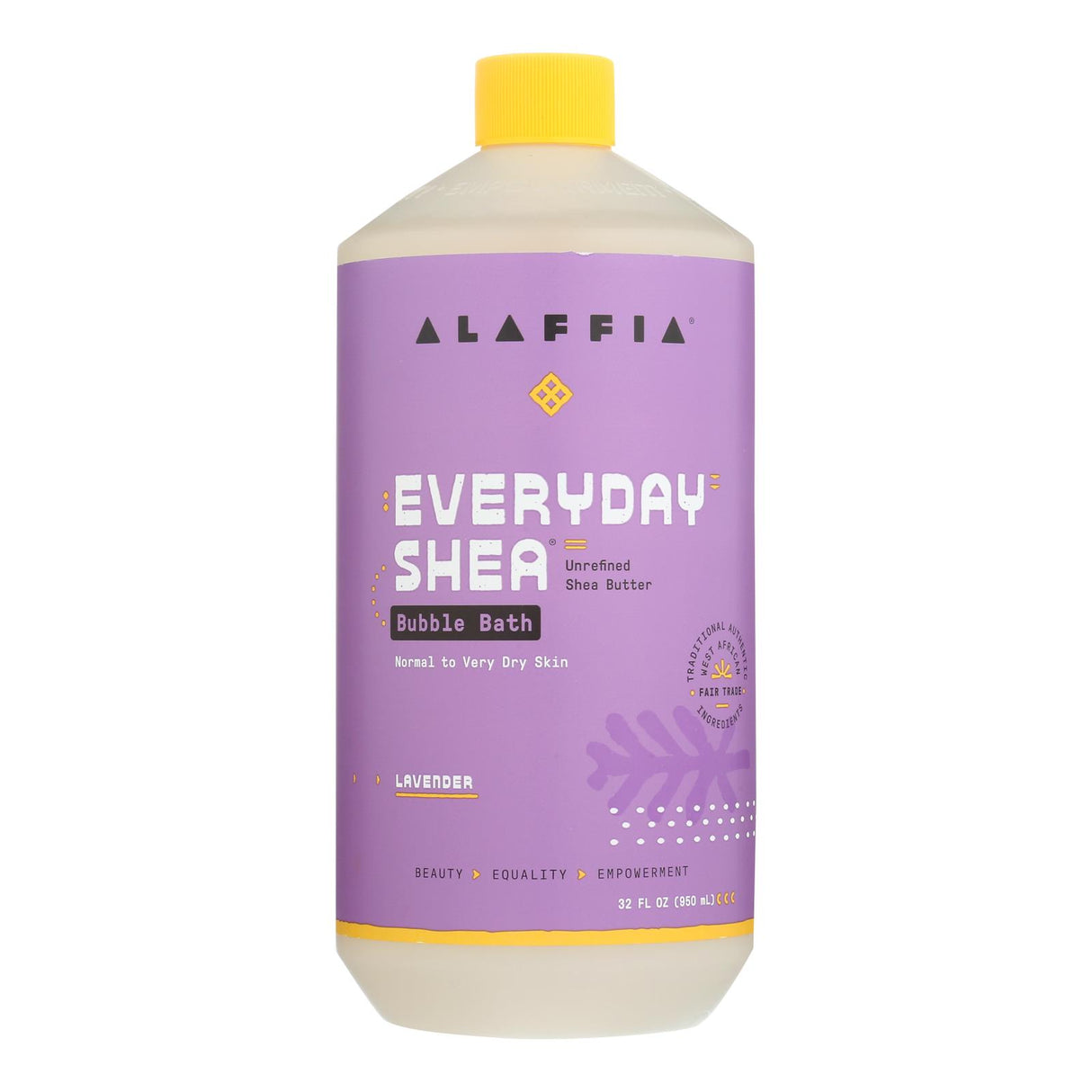 Alaffia Everyday Lavender Bubble Bath, 32 Fl Oz - Cozy Farm