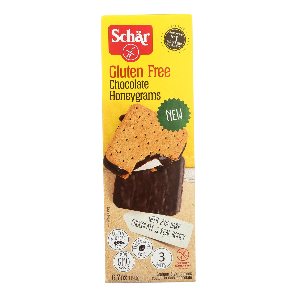 Schär Gluten-Free Chocolate Honeygrams (Pack of 6) - Cozy Farm