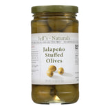 Jeff's Natural Jalapeno-Stuffed Olives (6-Pack, 7.5 oz per Jar) - Cozy Farm 