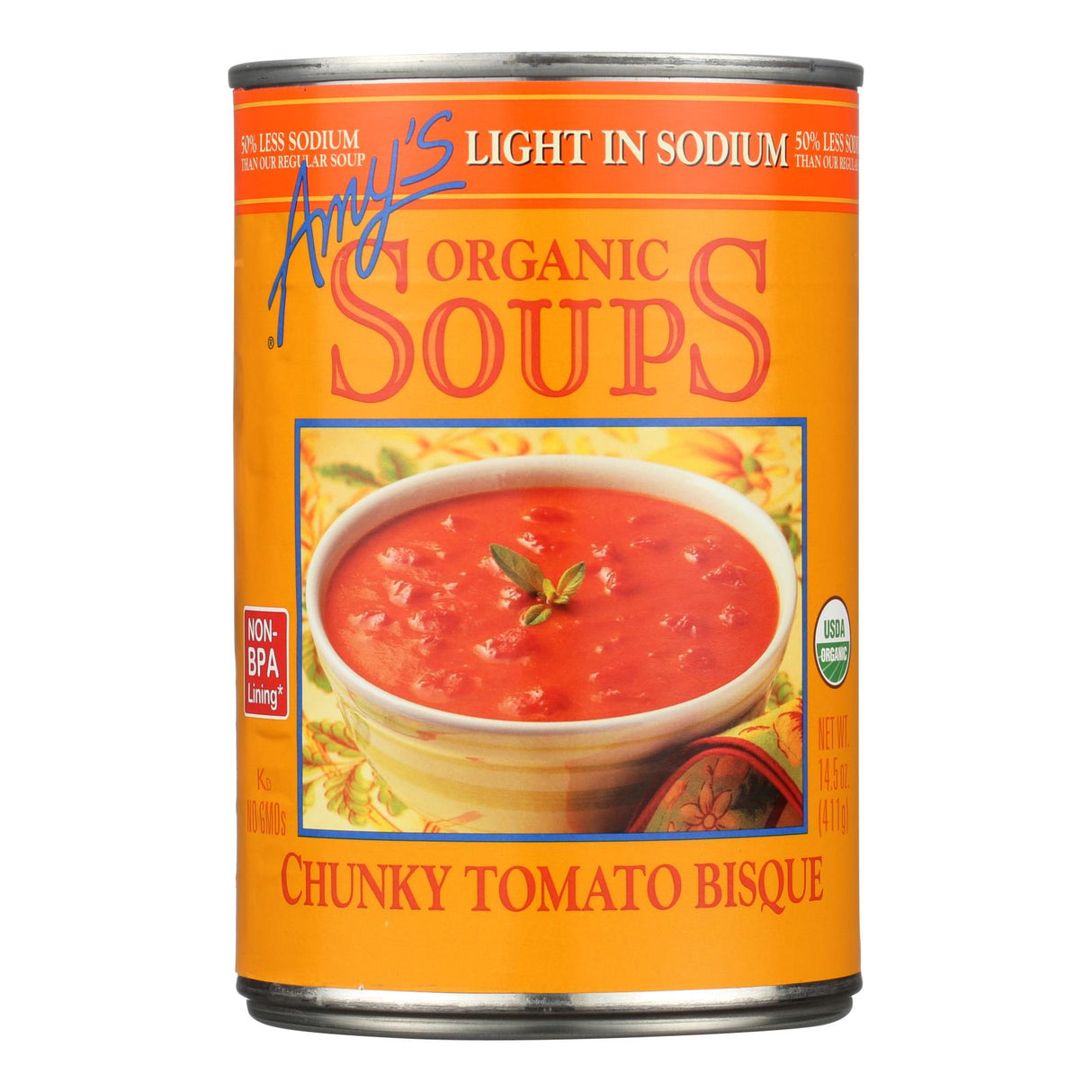 Amy's Chunky Tomato Soup: Organic Low-Sodium Goodness (Pack of 12 - 14.5 Oz.) - Cozy Farm