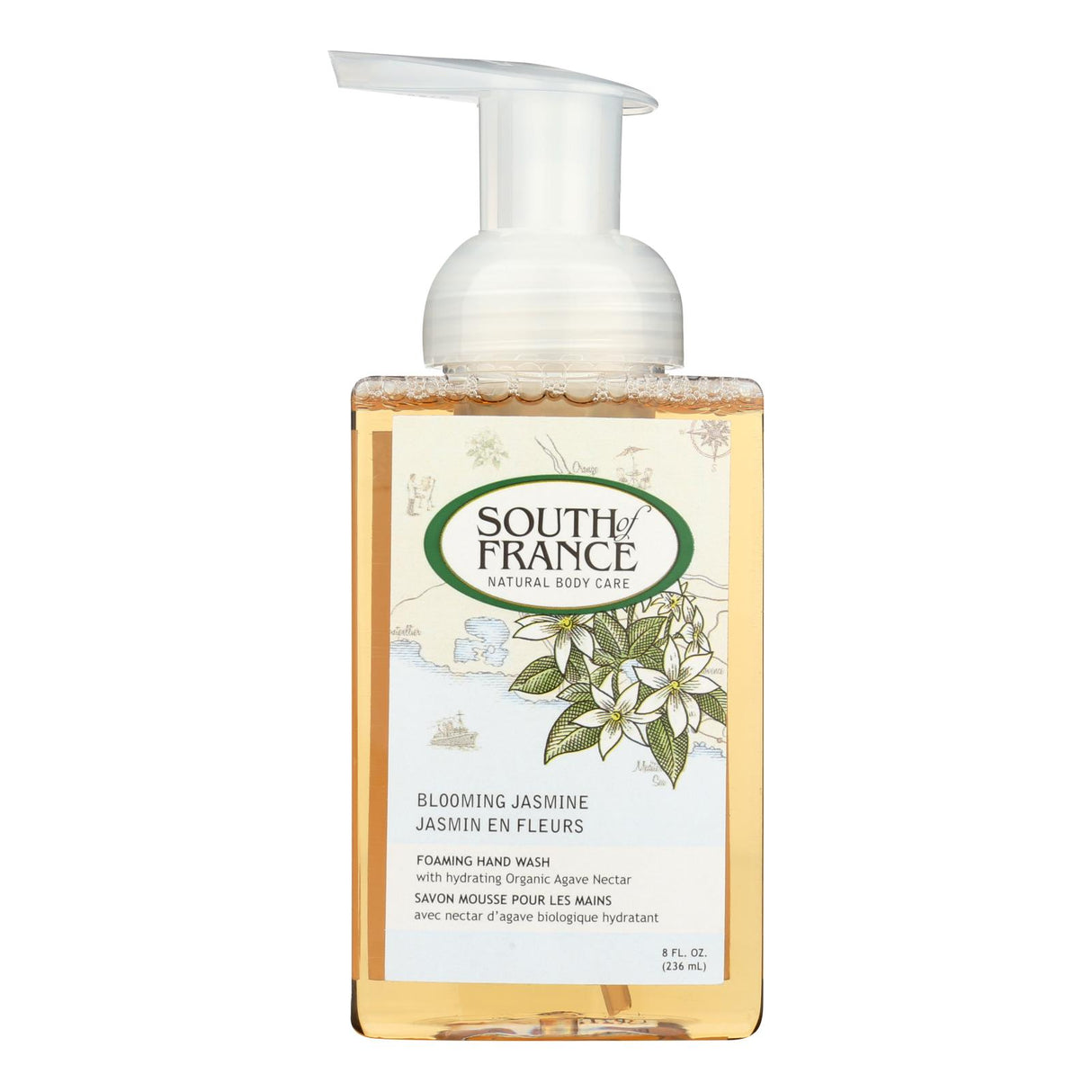 South Of France Blooming Jasmine Foaming Hand Soap - 8 Oz - Cozy Farm