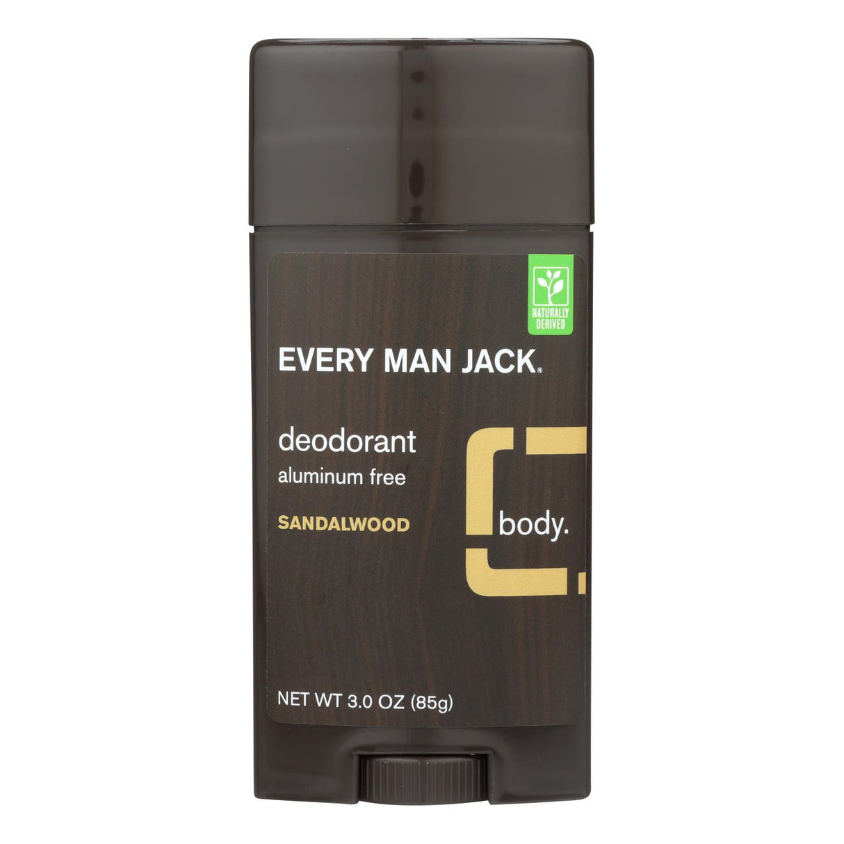 Every Man Jack Body Deodorant - Sandalwood - Aluminum Free - 3 Oz - Cozy Farm