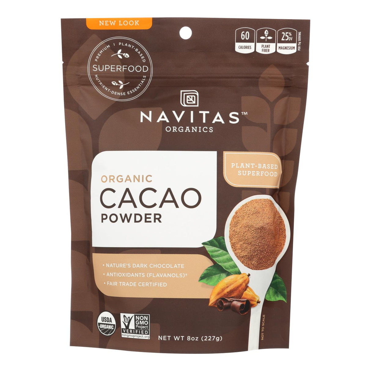 Navitas Naturals Organic Raw Cacao Powder, 8 Oz - Cozy Farm