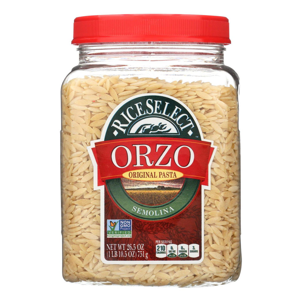 Rice Select Orzo, Original Flavor, 26.5 Oz. Family Pack (Pack of 4) - Cozy Farm