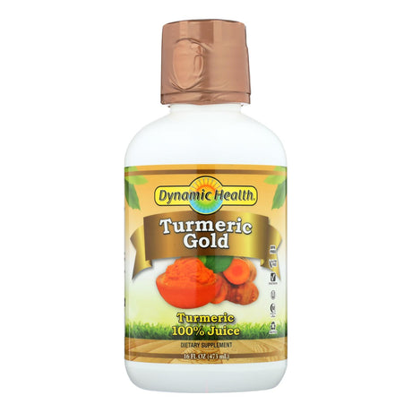 Dynamic Health Turmeric Gold Juice, 16 Oz (Pack of 6) - Cozy Farm 