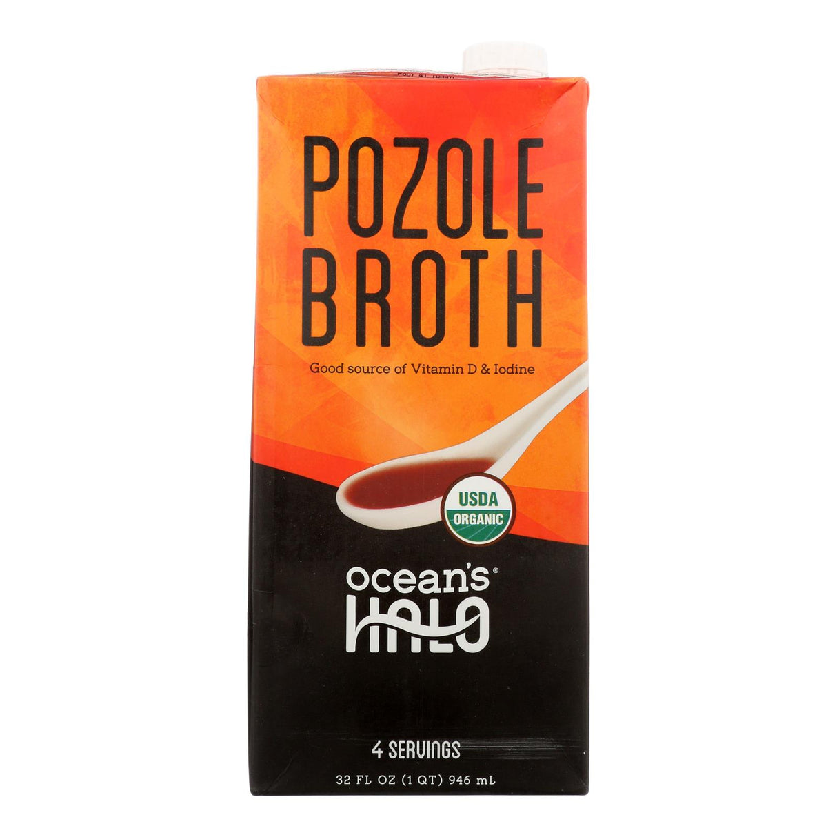 Ocean's Halo Vegetarian Pozole Broth (Pack of 6 - 32 Fl Oz.) - Cozy Farm
