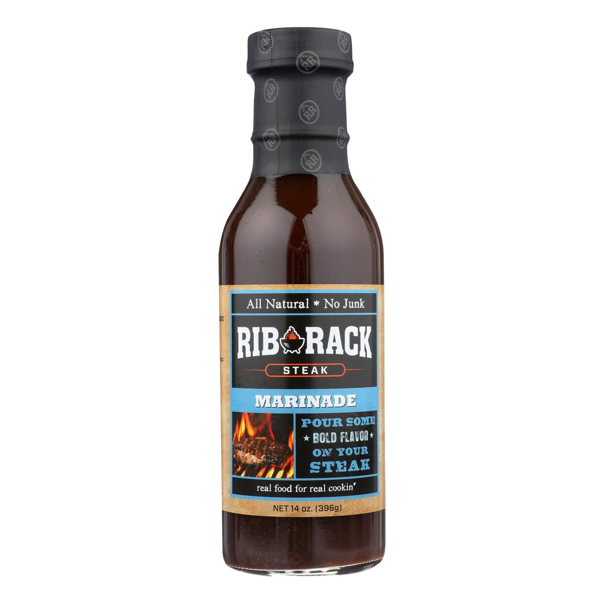 Rib Rack Steak Marinade, 14 Oz. Bottles (Pack of 6) - Cozy Farm