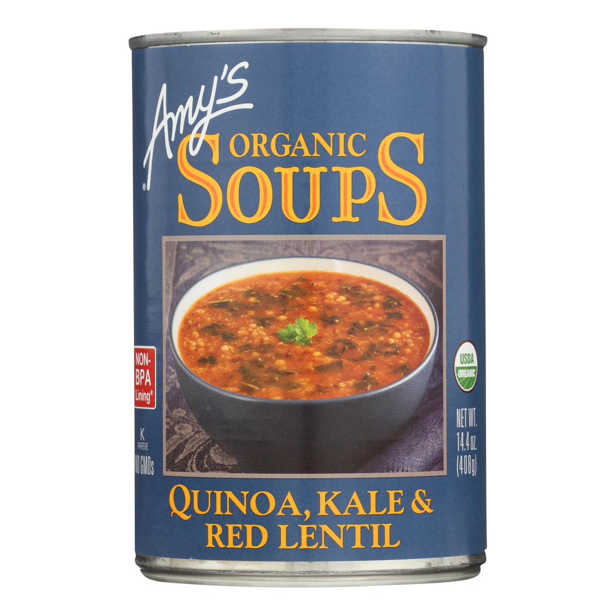 Amy's Organic Quinoa Kale and Lentil Soup, 14.4 Oz - Cozy Farm