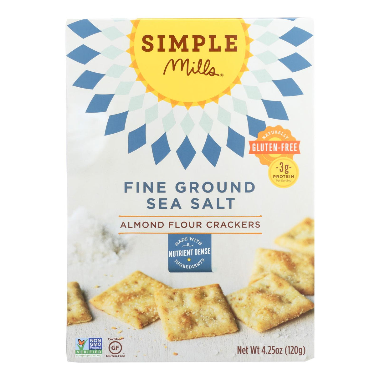 Simple Mills Almond Flour Crackers (Pack of 6 - 4.25 Oz.) - Grain-Free, Plant-Based - Cozy Farm