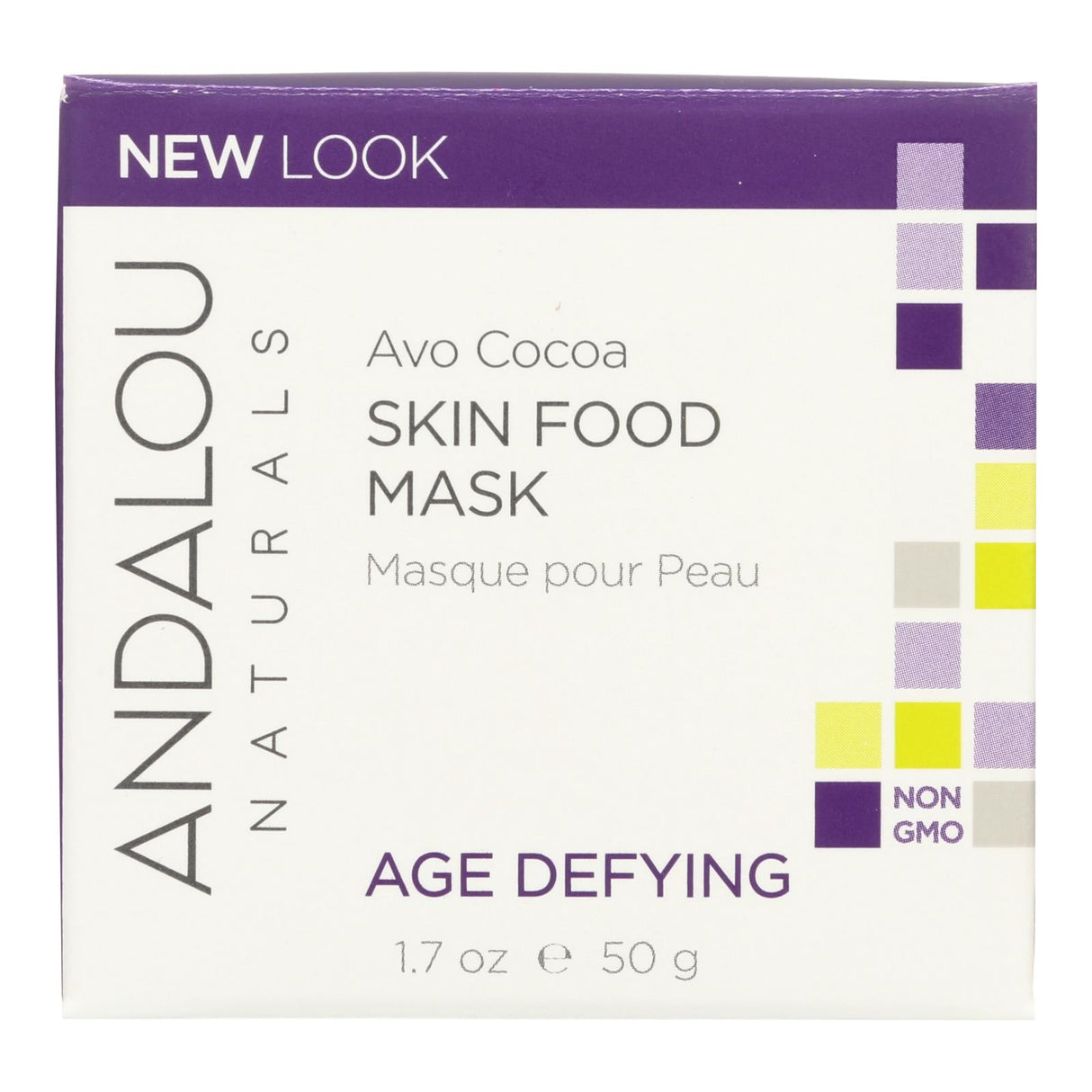 Andalou Naturals Skin Food Nourishing Mask with Avocado and Cocoa, 1.7 fl oz - Cozy Farm