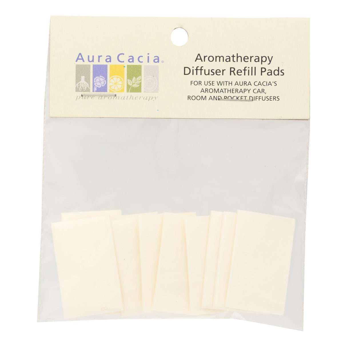 Aura Cacia Car/Room Diffuser Refills, Pack of 6, 10 Pack - Cozy Farm