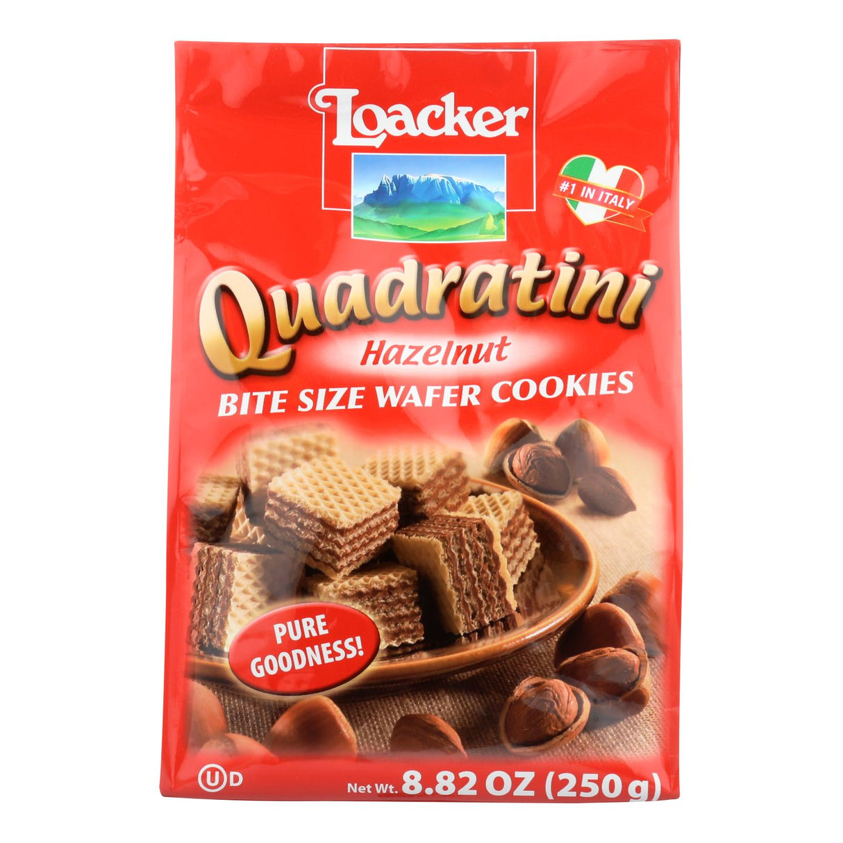 Loacker Quadratini Milk Chocolate Wafer Cookies (Pack of 6) - 8.82 Oz. - Cozy Farm