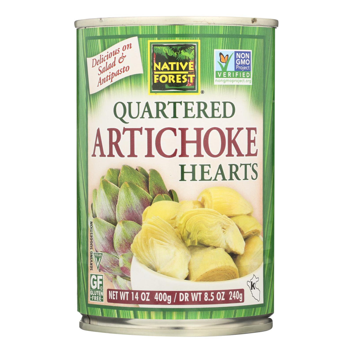 Native Forest Tender & Meaty Artichoke Hearts (Pack of 6 - 14 Oz.) - Cozy Farm