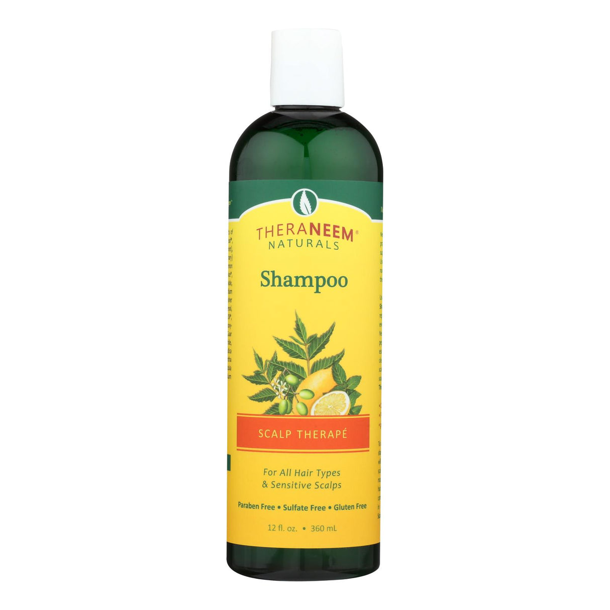 Theraneem Scalp Therapy Shampoo, Relieves Dryness and Itching, 12 Fl. Oz. - Cozy Farm