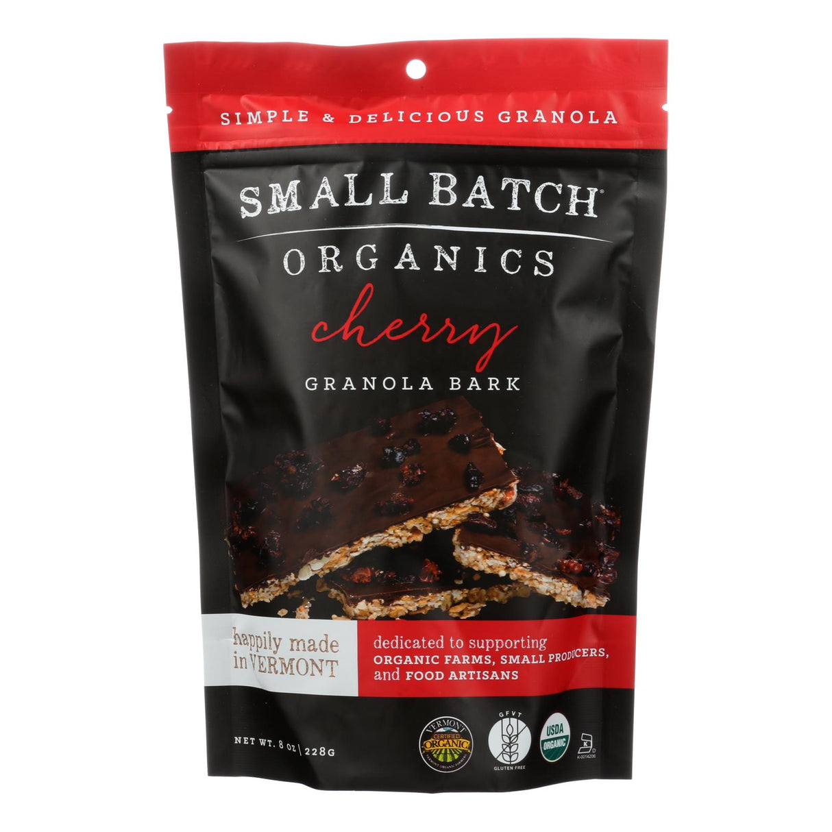 Organic Cherry Granola Bark (Pack of 6 - 8 Oz.) - Cozy Farm