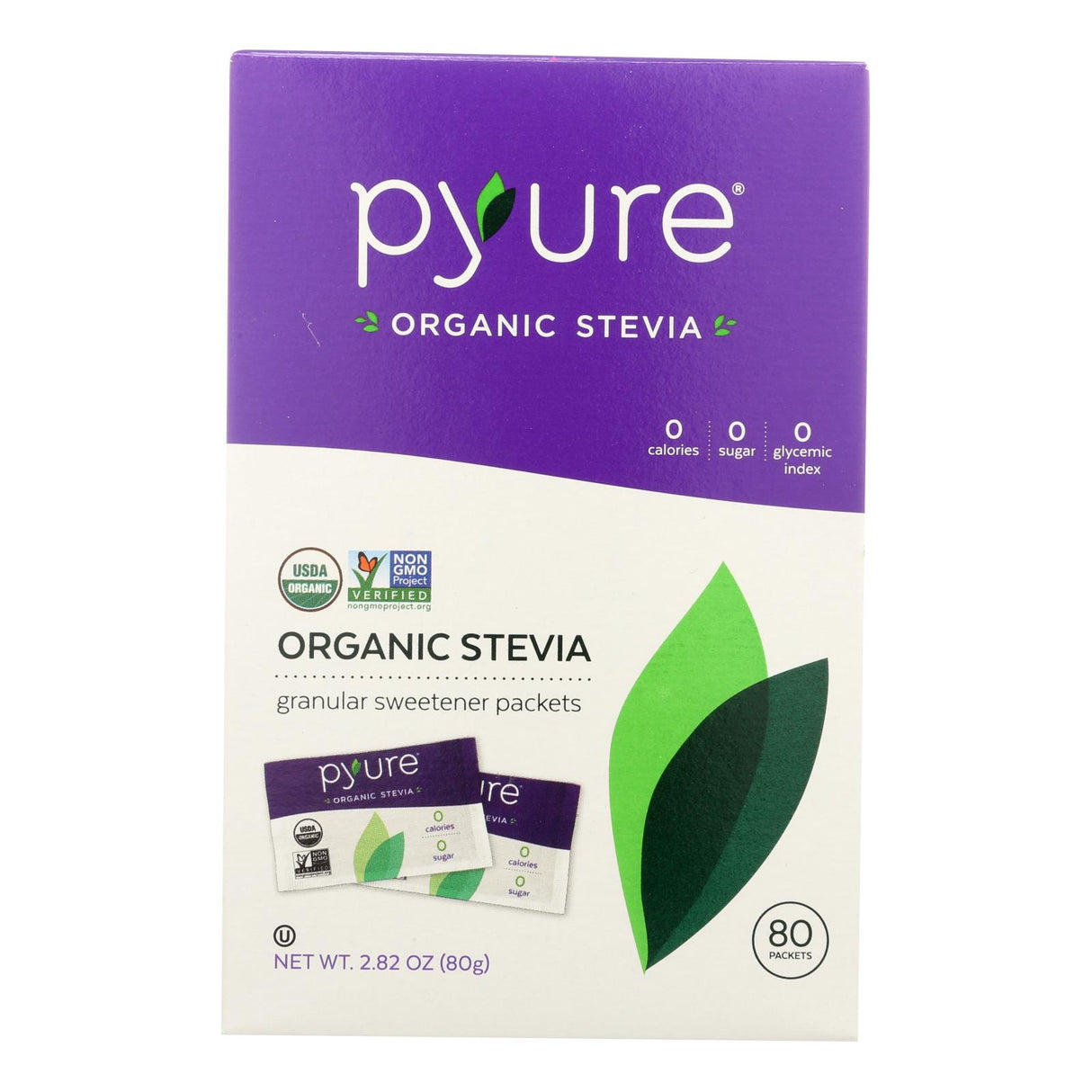 Pyure Organic Stevia Granular Sweetener (Pack of 6 - 2.82 Oz.) - Cozy Farm