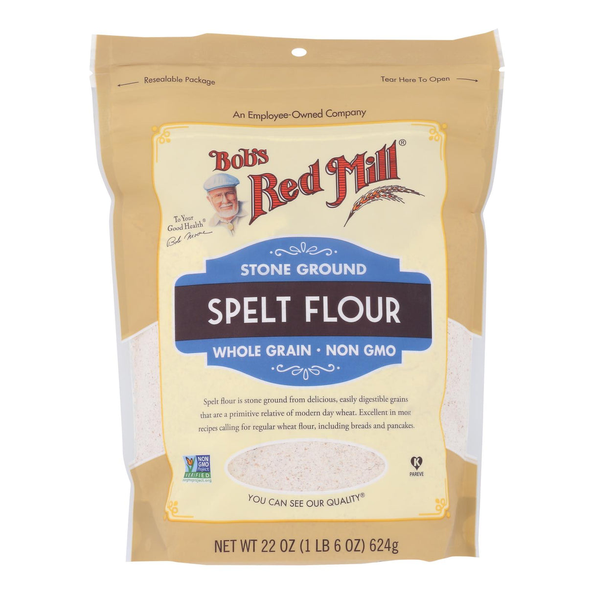 Bob's Red Mill Organic Spelt Flour, 4-Pack (22oz) - Cozy Farm