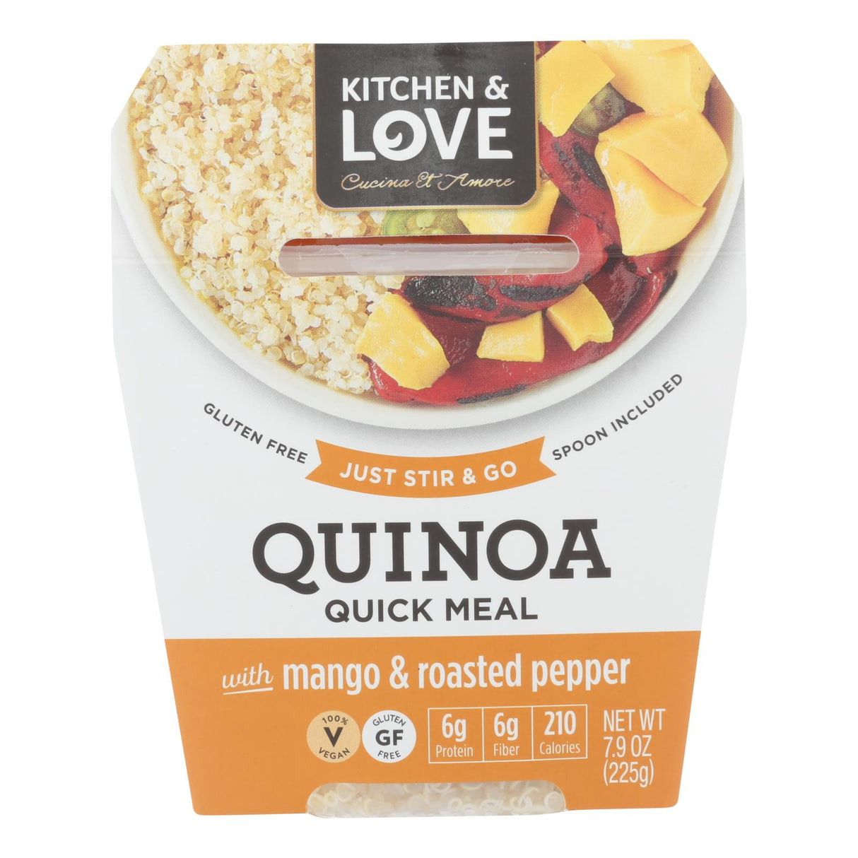 Cucina And Amore Quinoa Meals: Mango and Jalapeno (Pack of 6 - 7.9 Oz.) - Cozy Farm