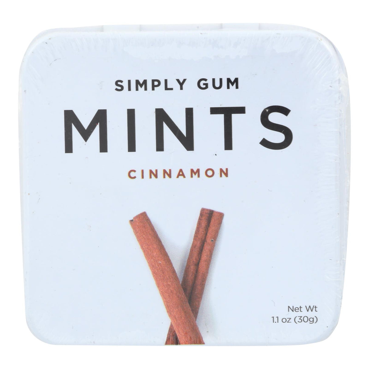 Simply Gum Cinnamon Mints 180 Count (Pack of 6) - Cozy Farm