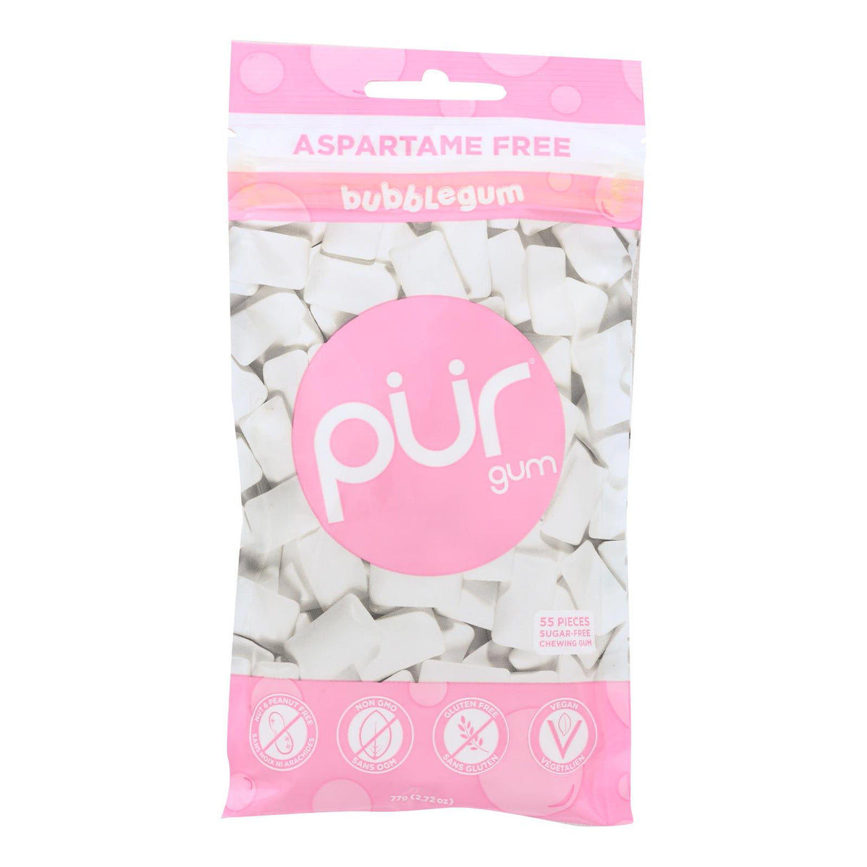 Pur Gum - Pack of 12 Bubble Gum, 77g - Cozy Farm