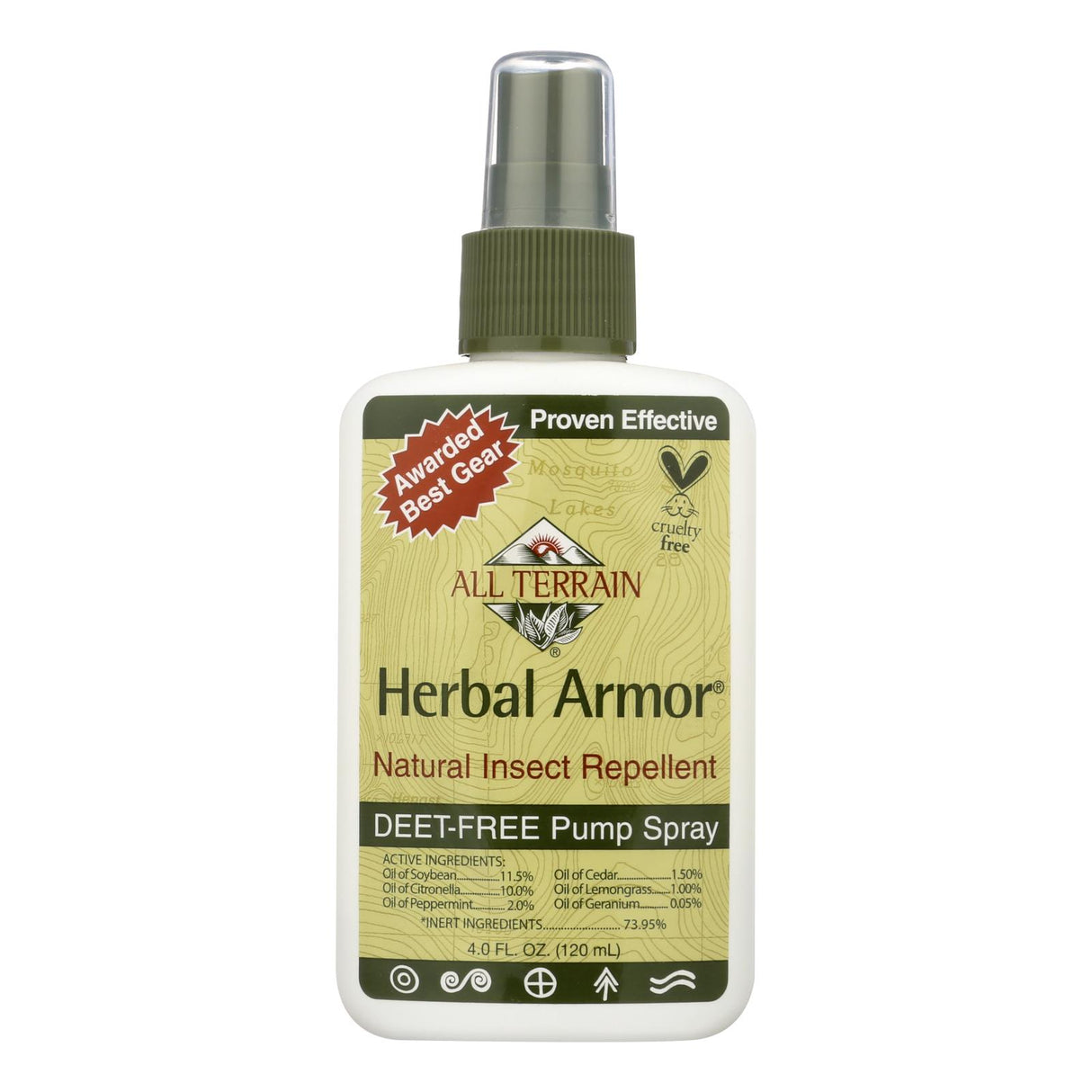 All Terrain Herbal Armor Natural Insect Repellent, 4 Fl Oz - Cozy Farm