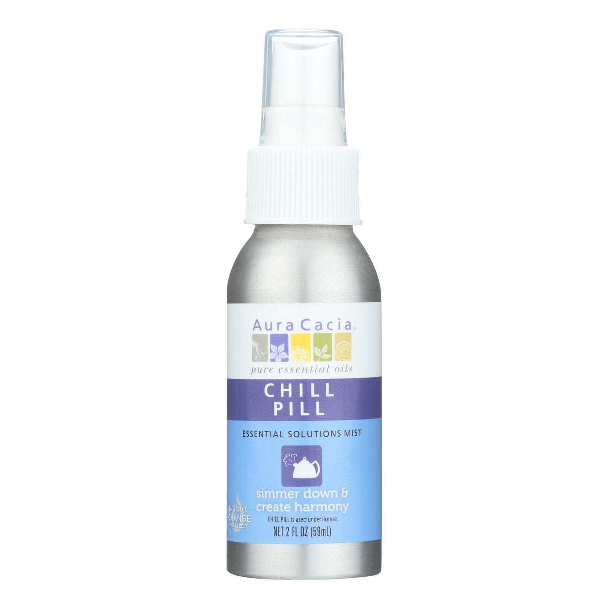 Aura Cacia Chill Pill Essential Oil Mist, 2 Fl Oz - Cozy Farm