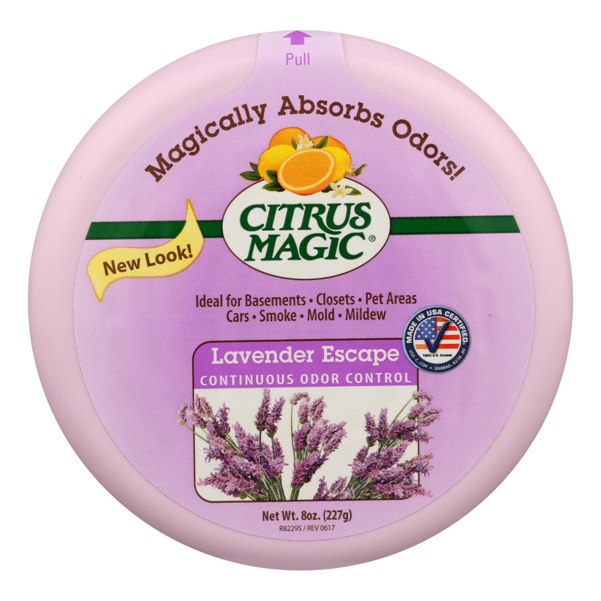 Citrus Magic Solid Air Freshener - Lavender, Pack of 6 - 8 Oz. Each - Cozy Farm
