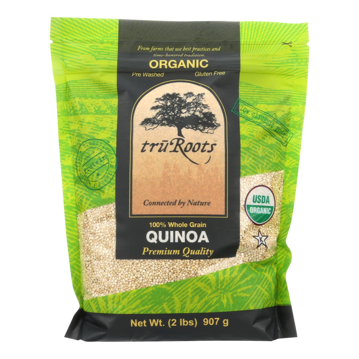 Truroots Organic Whole Grain Quinoa, 32 Oz Bags (Pack of 6) - Cozy Farm
