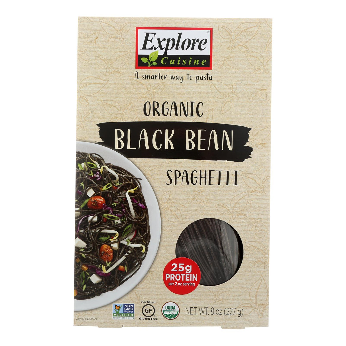 Explore Cuisine Organic Black Bean Spaghetti (Pack of 6 - 8 oz.) - Cozy Farm