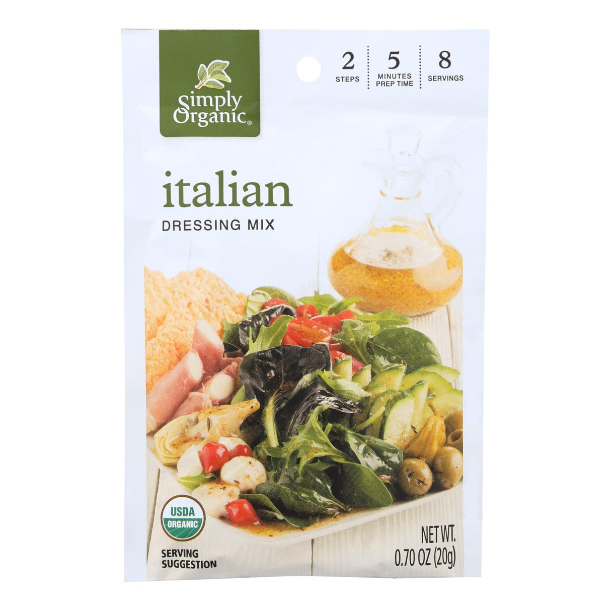 Simply Organic Italian Salad Dressing Mix, 0.7 Oz. (Case of 12) - Cozy Farm