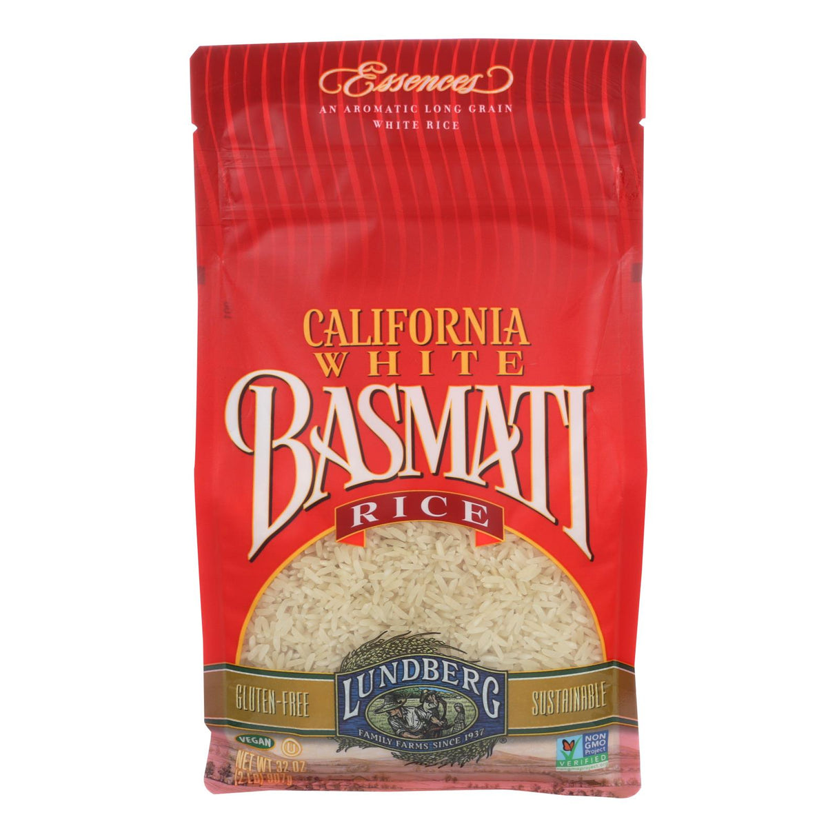 Lundberg Family Farms California Basmati White Rice, 6 Pack, 2 Lbs Each - Cozy Farm