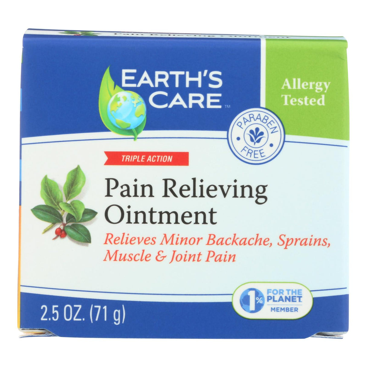 Earth's Care Pain-Relieving Ointment, 2.5 Oz. Pack - Cozy Farm