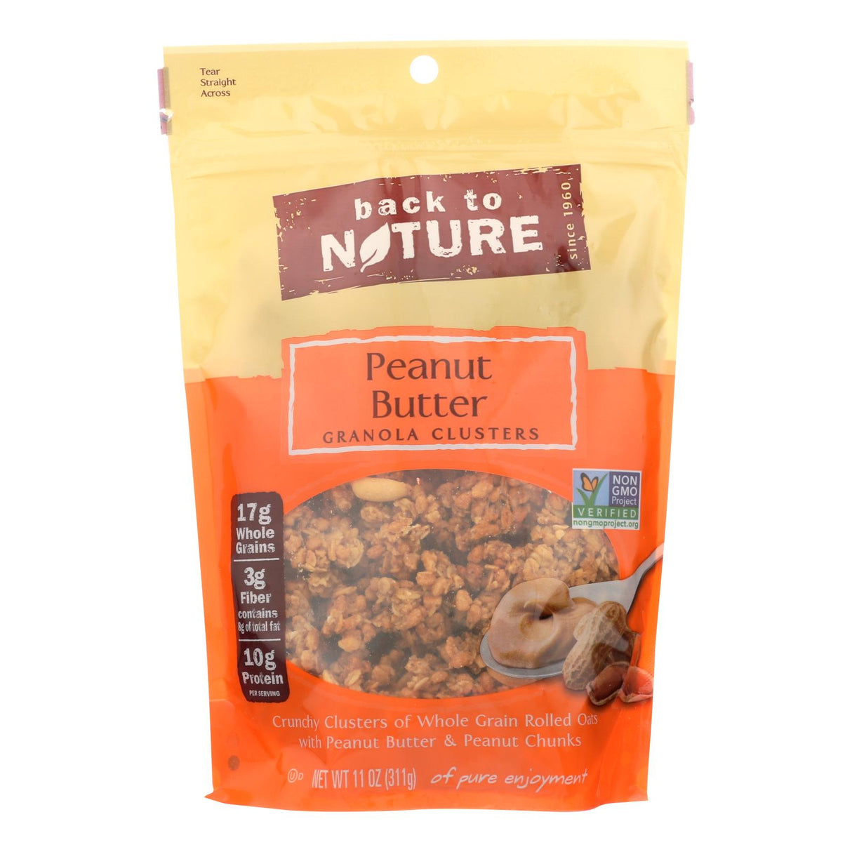 Back To Nature Peanutty Goodness Granola (Pack of 6 - 11 Oz.) - Cozy Farm